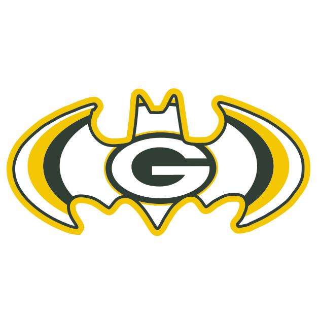 Green Bay Packers Batman Logo fabric transfer